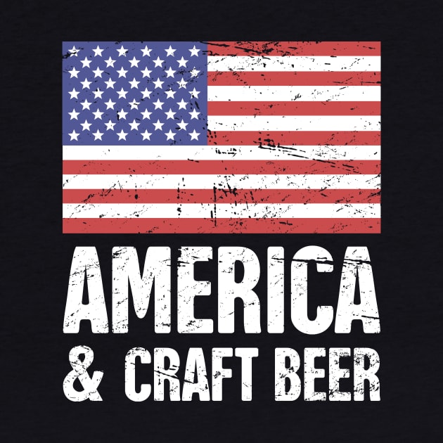 American Flag And Craft Beer by MeatMan